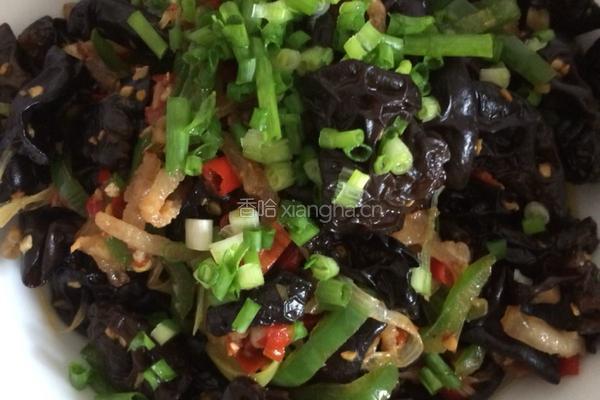 肉丝炒黑木耳(剁椒篇)
