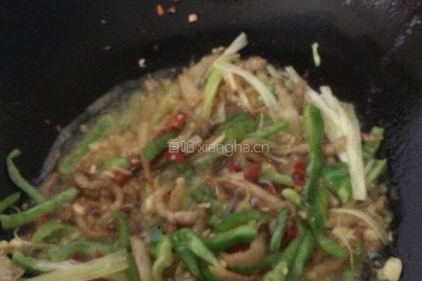 肉丝炒黑木耳(剁椒篇)的做法图解4