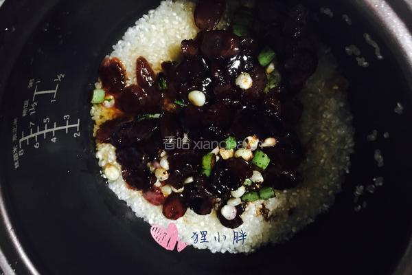 广式香肠焖饭的做法图解5
