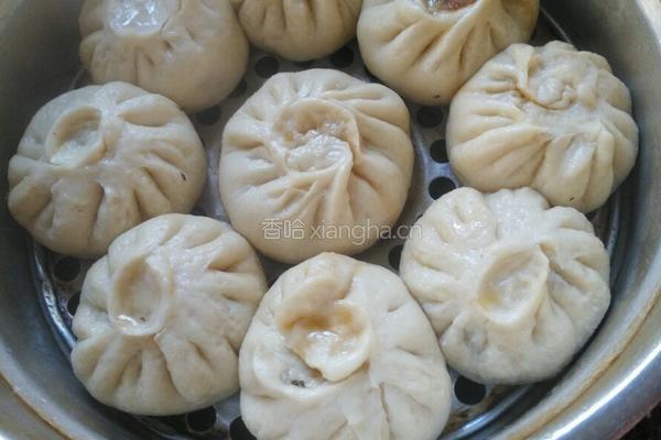 马齿苋(又称长寿菜)包子的做法图解7