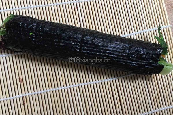 黑米寿司的做法图解7