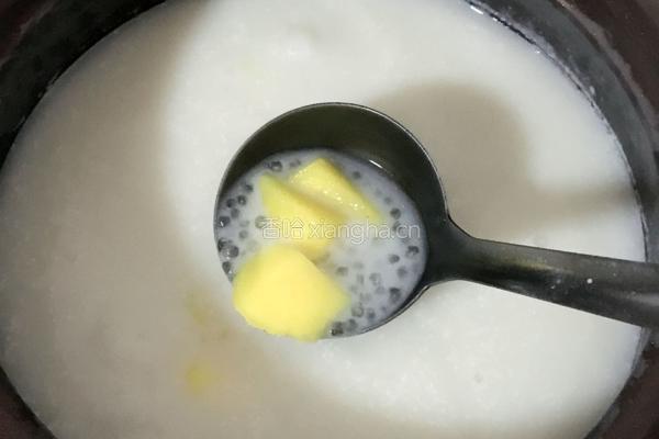 芒果椰奶西米露的做法图解4
