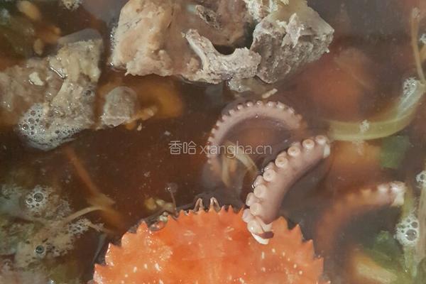 脊骨土豆海鲜锅的做法图解9