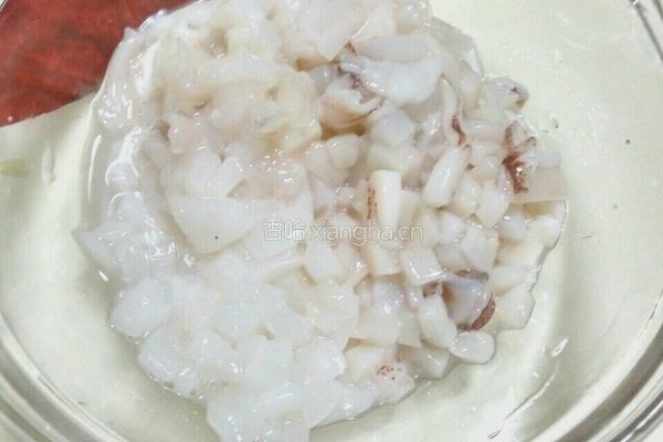尖椒酿鱿鱼的做法图解4