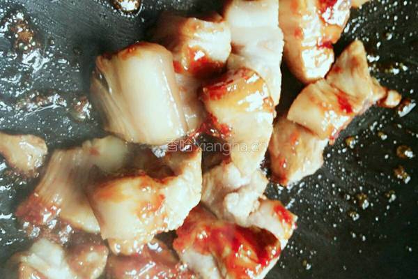 无油红烧肉烧紫薯的做法图解7