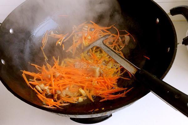 胡萝卜土豆丝的做法图解8