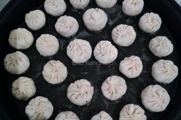 米饭肉末包子的做法图解5