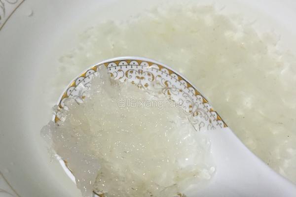 牛油果燕窝的做法图解1
