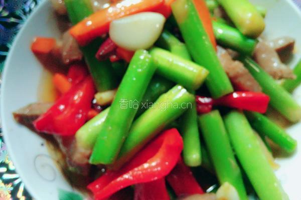 芦笋炒肉条的做法图解7