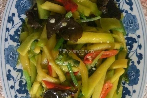 炒嫩南瓜丝的做法图解9