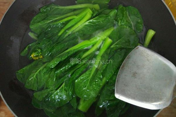 香菇油菜的做法图解8
