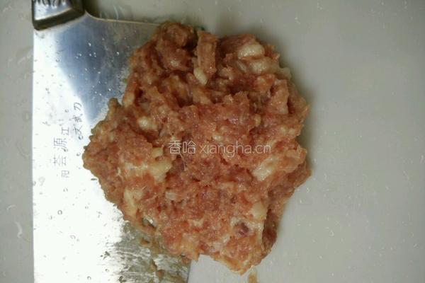 肉末酿香菇的做法图解6