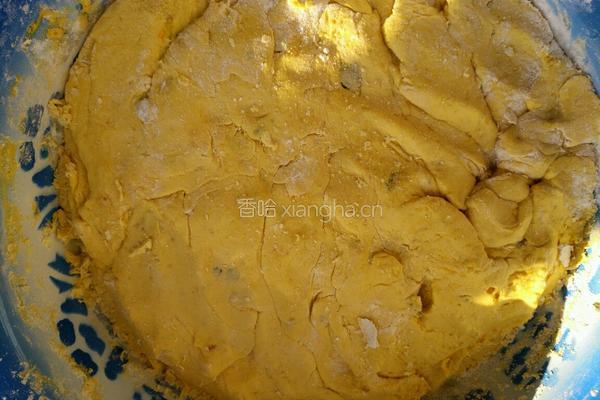南瓜糯米饼的做法图解3