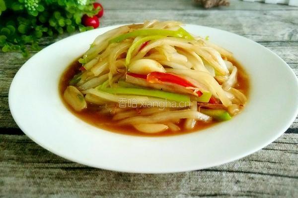 酸辣白菜梗的做法图解9