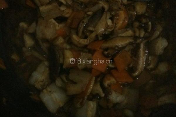 香菇肉片的做法图解3