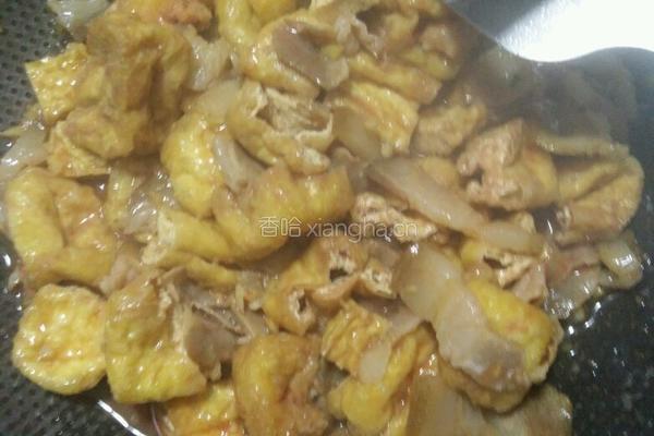 腊肉炒油豆腐的做法图解6