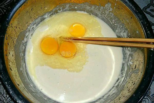 昙花胡萝卜鸡蛋饼的做法图解3