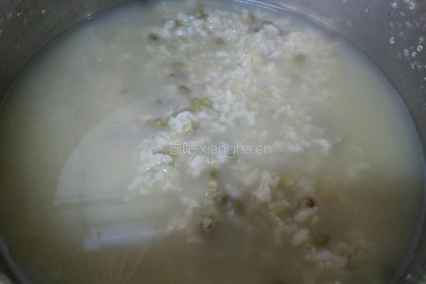 藜麦大米绿豆粥的做法图解6