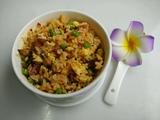 腊味彩疏炒饭的做法[图]