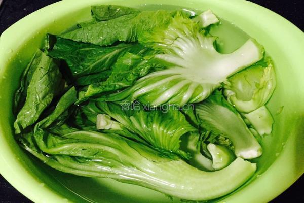 生炒水东芥菜的做法图解3