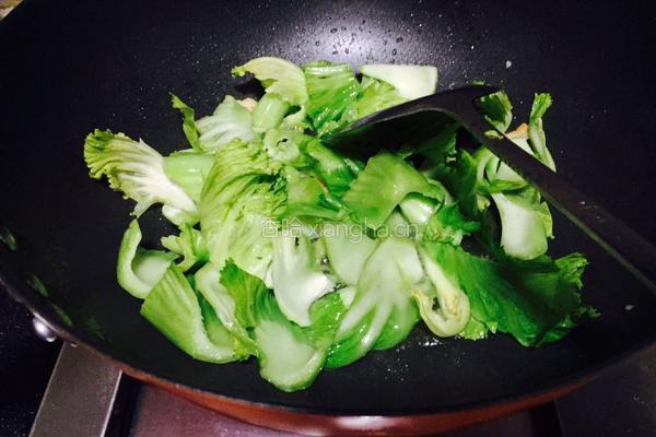 生炒水东芥菜的做法图解7