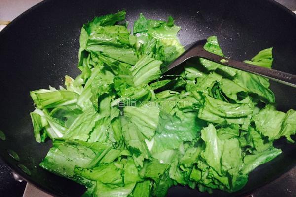 生炒水东芥菜的做法图解8