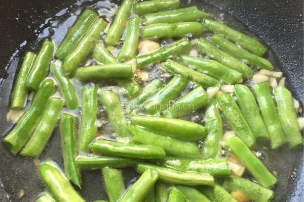 四季豆炒猪舌的做法图解5