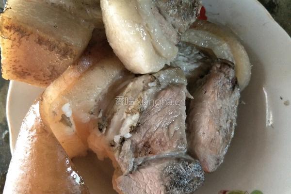 回锅肉煎豆腐的做法图解2