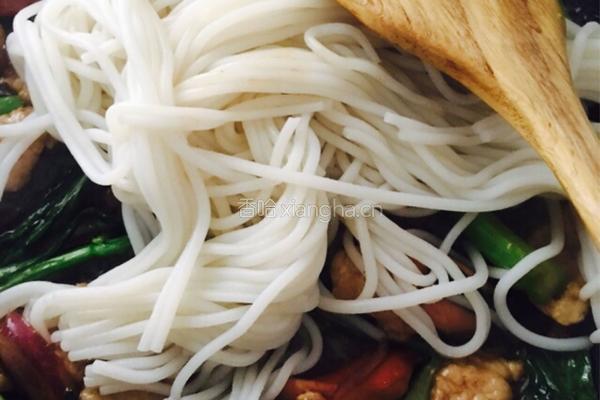 香炒山水米粉的做法图解6