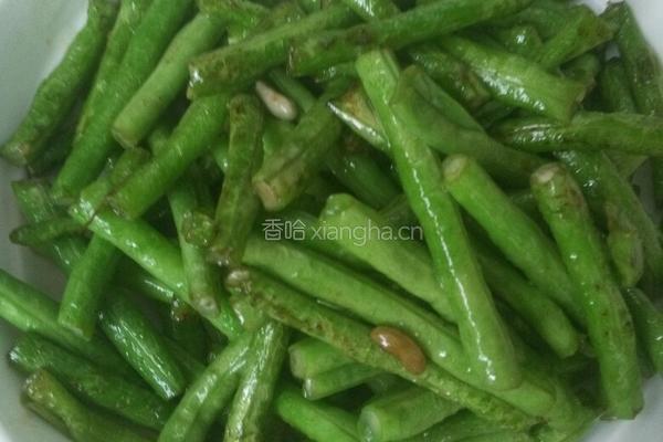 肉沫长豆角的做法图解4