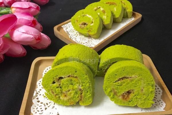 波菜汁蛋糕卷的做法图解7