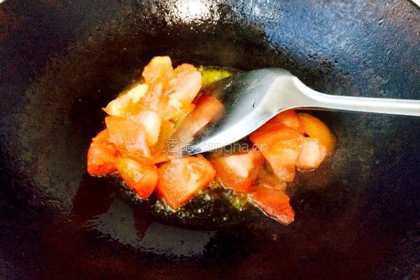 西红柿炒包菜的做法图解3