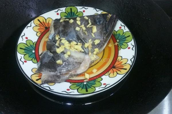 清蒸牙片鱼头的做法图解6