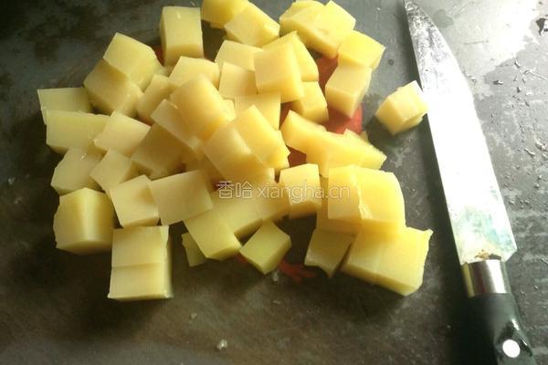 凉拌米豆腐的做法图解4