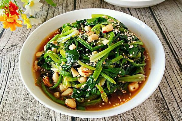 果仁菠菜的做法图解8