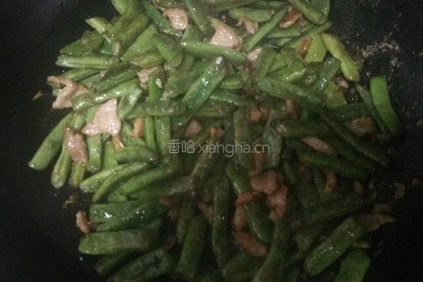 肉片炒豆角的做法图解7