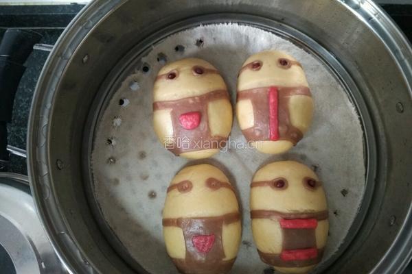 小黄人馒头的做法图解12