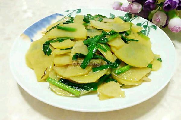韭菜炒土豆片的做法图解9