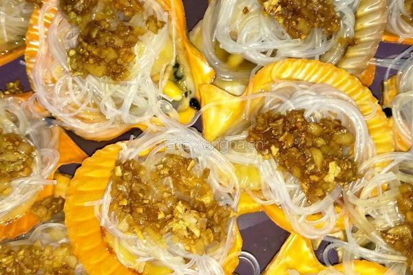 粉丝蒸扇贝的做法图解4