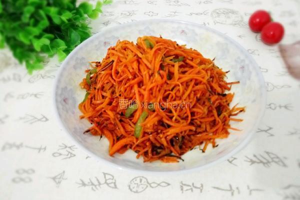 清炒胡萝卜丝的做法图解8