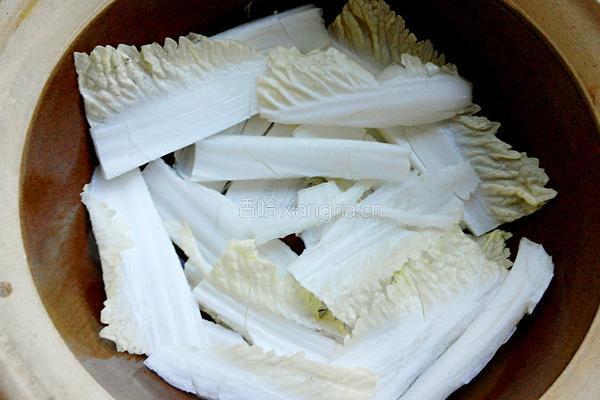 白菜豆腐煲的做法图解4