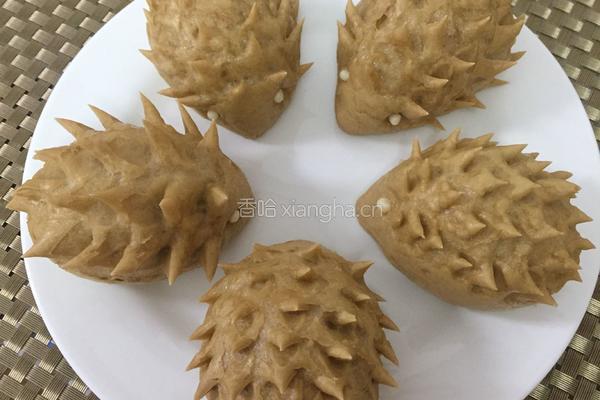 黑糖刺猬馒头的做法图解13
