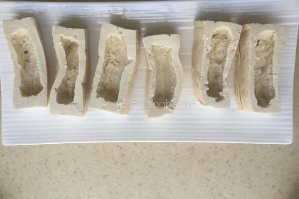 香煎酿豆腐的做法图解4
