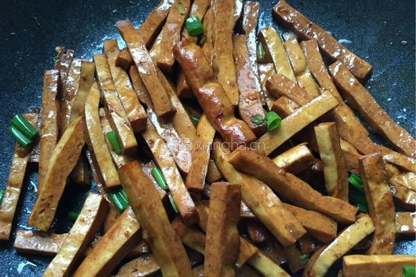 清炒豆腐干的做法图解6