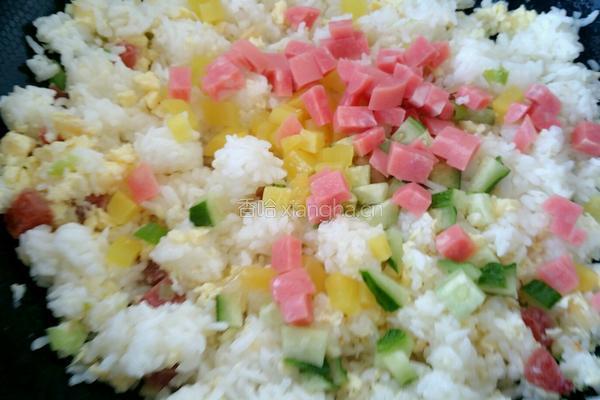 花式蛋炒饭的做法图解7