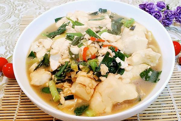 大蒜煎豆腐的做法图解9