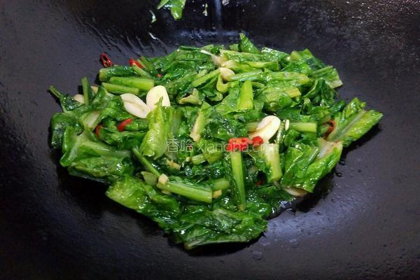 辣炒莴笋叶的做法图解7