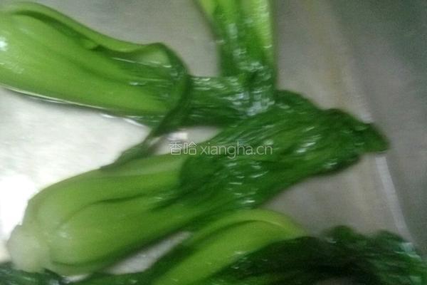 青鸟归巢(青菜三鲜菇)的做法图解4