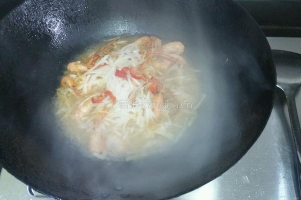 萝卜丝炒河虾的做法图解7