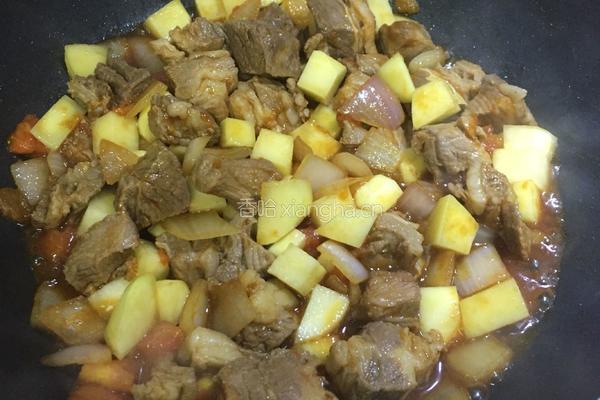 土豆牛腩的做法图解6